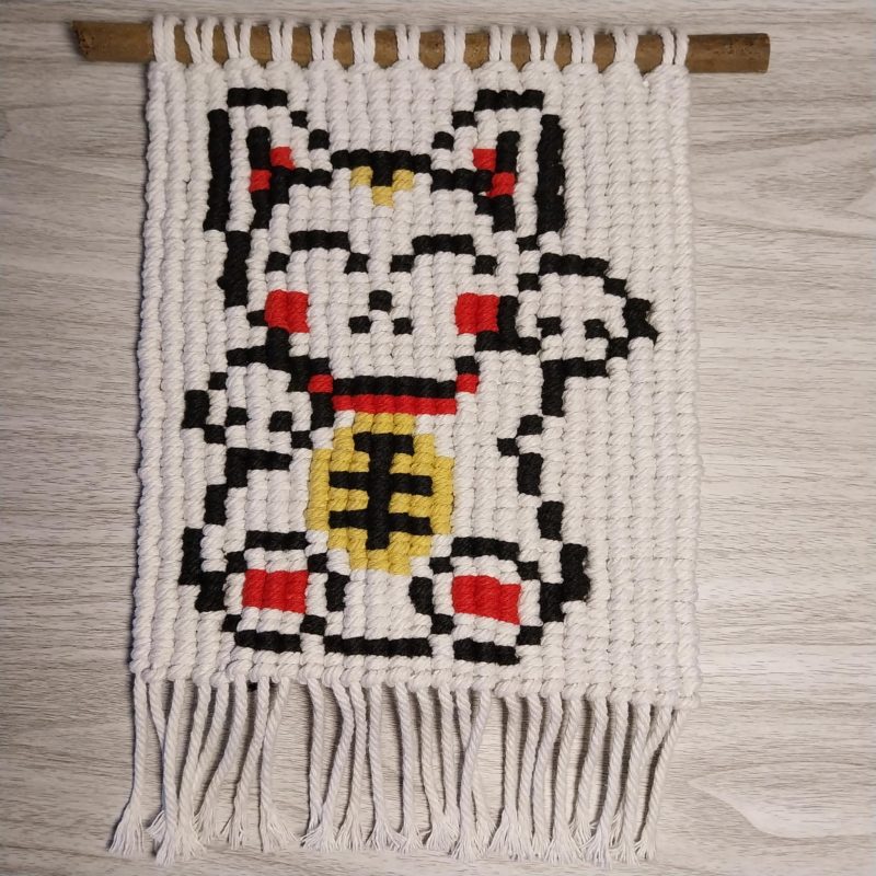 Maneki Neko pixel art
